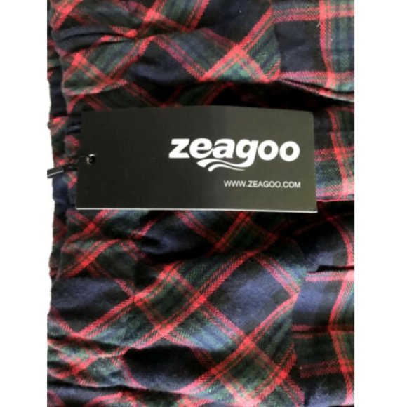 NEW  Zeagoo Pleated Elastic Waist Tartan Skirt NWT - Picture 5 of 6